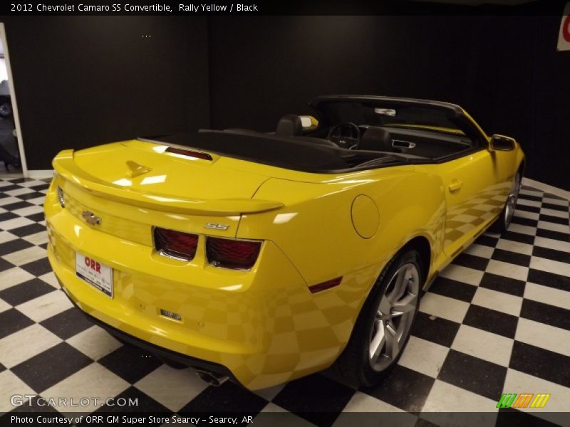 Rally Yellow / Black 2012 Chevrolet Camaro SS Convertible