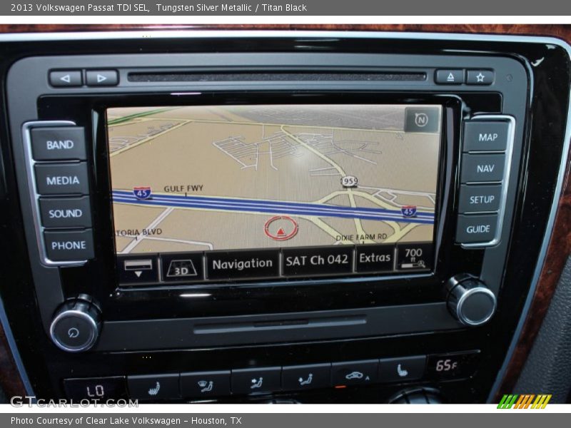 Tungsten Silver Metallic / Titan Black 2013 Volkswagen Passat TDI SEL