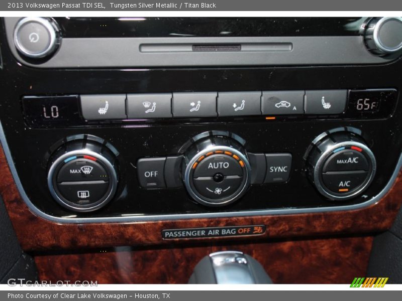 Tungsten Silver Metallic / Titan Black 2013 Volkswagen Passat TDI SEL
