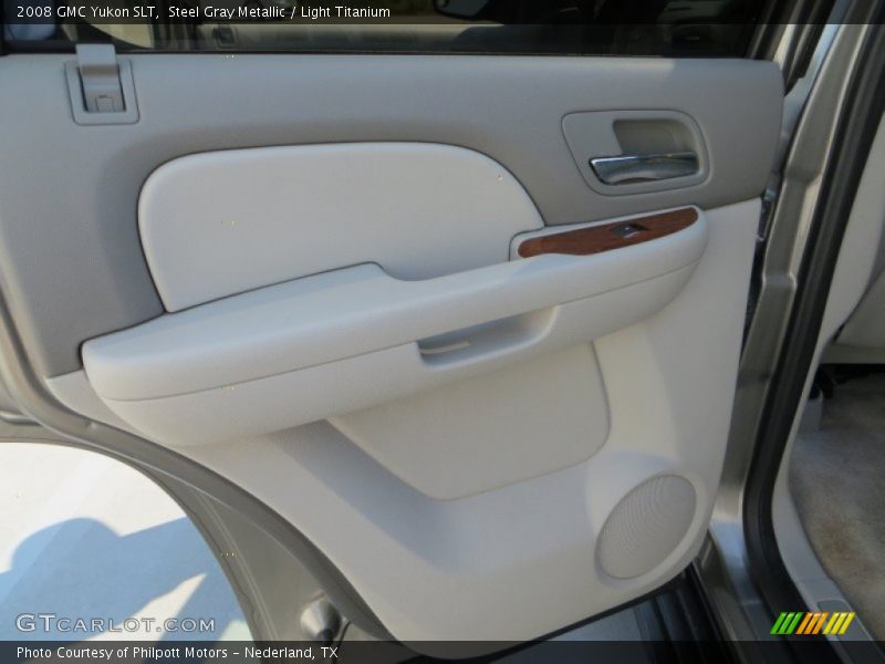 Steel Gray Metallic / Light Titanium 2008 GMC Yukon SLT