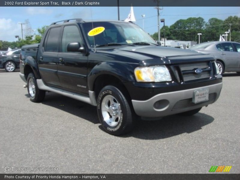 Black / Dark Graphite 2002 Ford Explorer Sport Trac