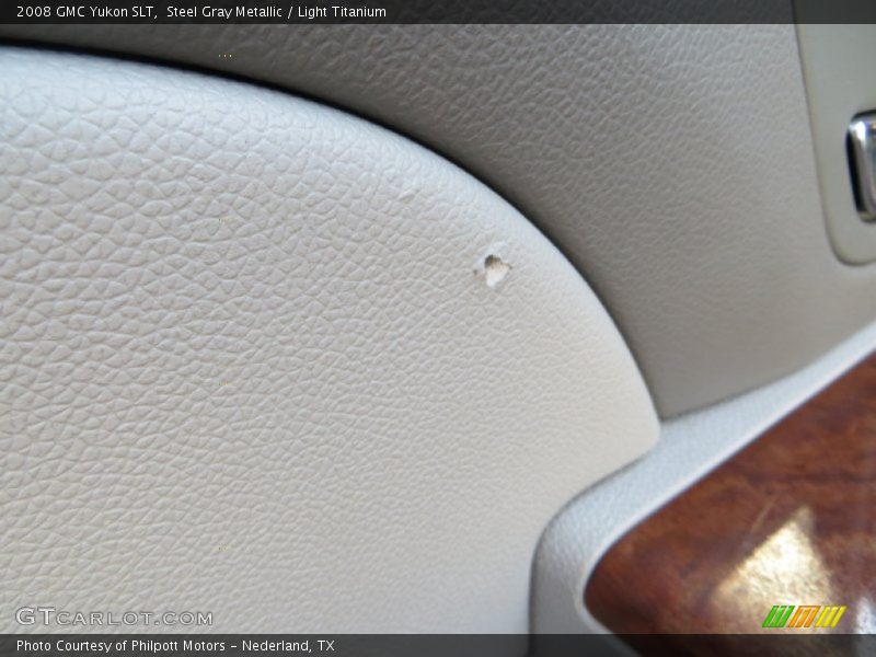 Steel Gray Metallic / Light Titanium 2008 GMC Yukon SLT