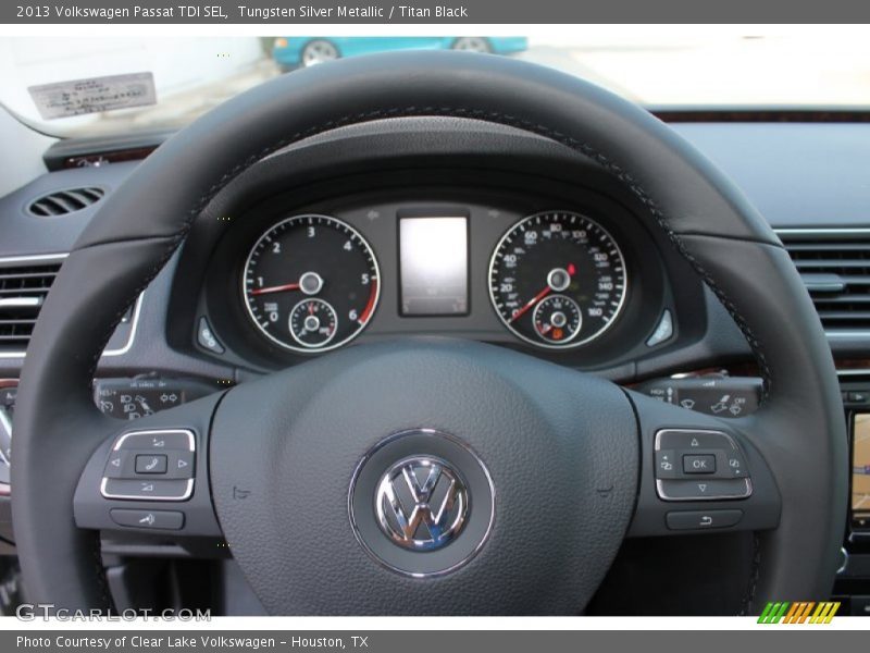Tungsten Silver Metallic / Titan Black 2013 Volkswagen Passat TDI SEL