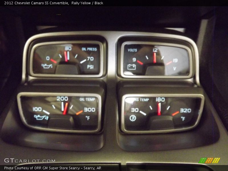 Rally Yellow / Black 2012 Chevrolet Camaro SS Convertible