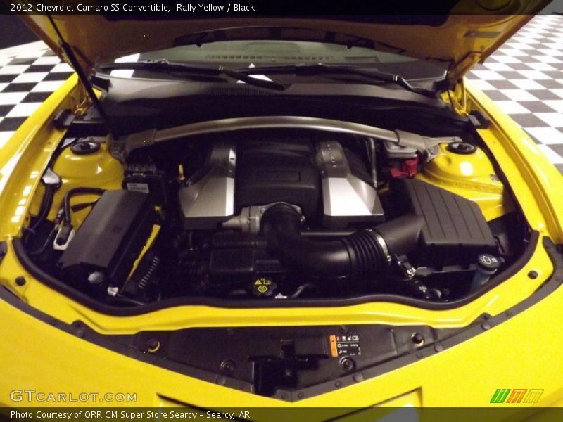 Rally Yellow / Black 2012 Chevrolet Camaro SS Convertible