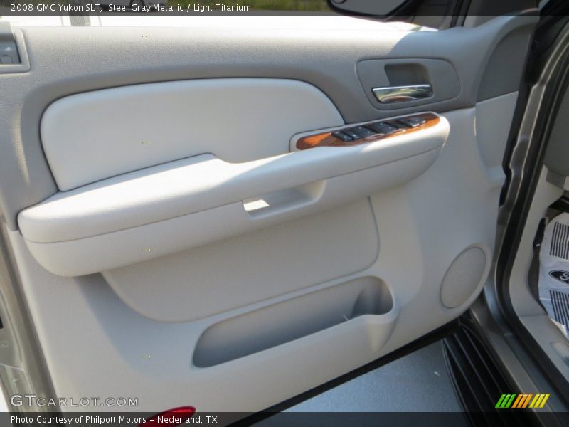 Steel Gray Metallic / Light Titanium 2008 GMC Yukon SLT