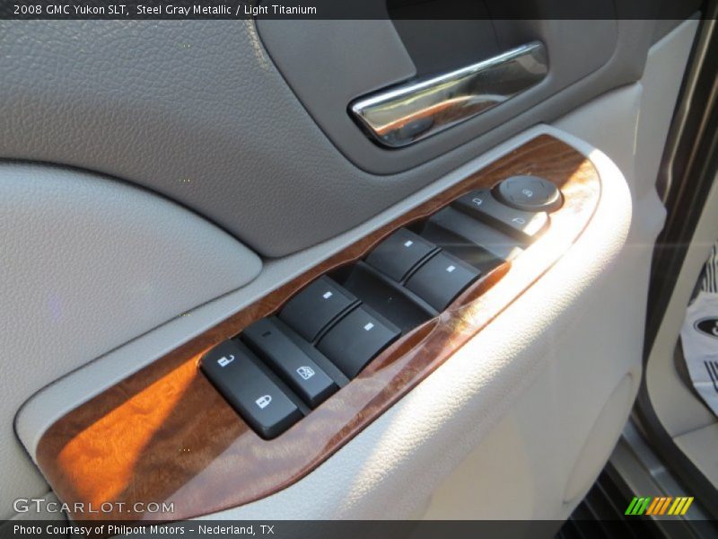 Steel Gray Metallic / Light Titanium 2008 GMC Yukon SLT