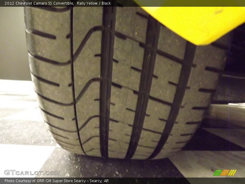 Rally Yellow / Black 2012 Chevrolet Camaro SS Convertible