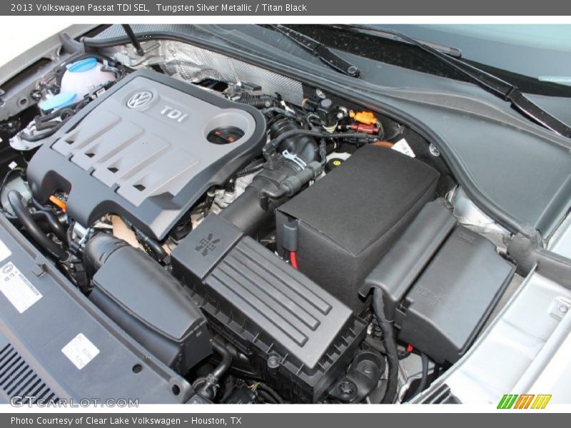 Tungsten Silver Metallic / Titan Black 2013 Volkswagen Passat TDI SEL