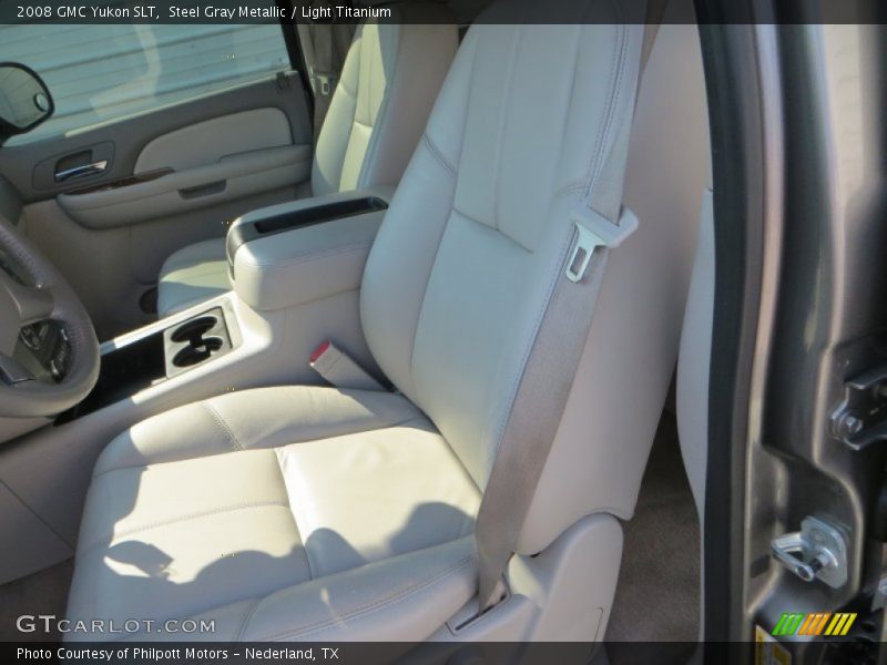 Steel Gray Metallic / Light Titanium 2008 GMC Yukon SLT