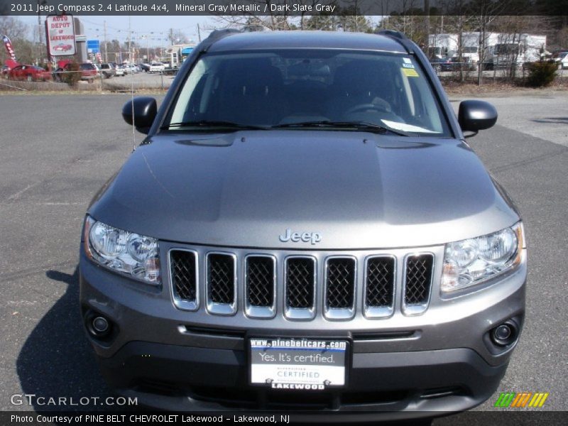 Mineral Gray Metallic / Dark Slate Gray 2011 Jeep Compass 2.4 Latitude 4x4