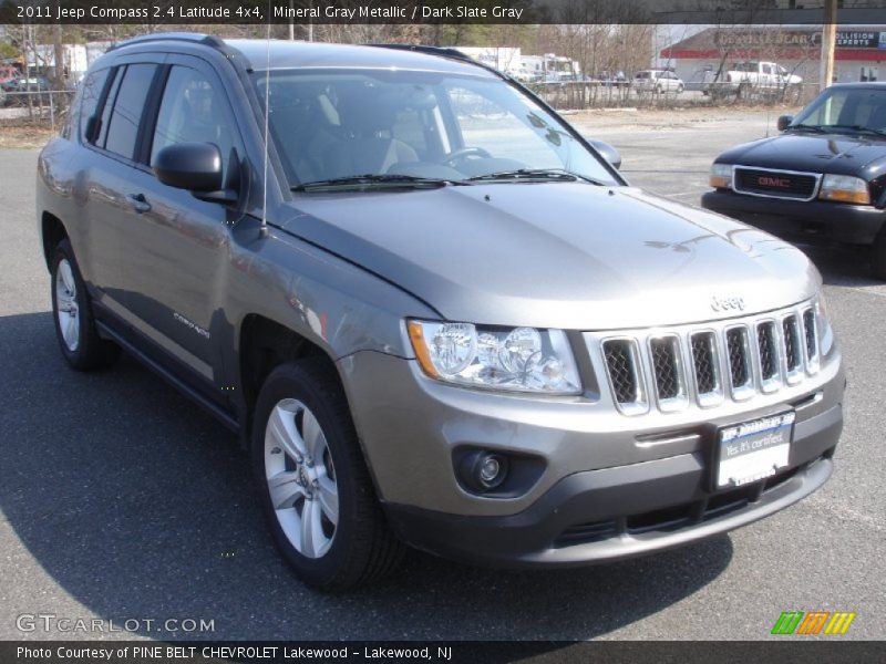 Mineral Gray Metallic / Dark Slate Gray 2011 Jeep Compass 2.4 Latitude 4x4
