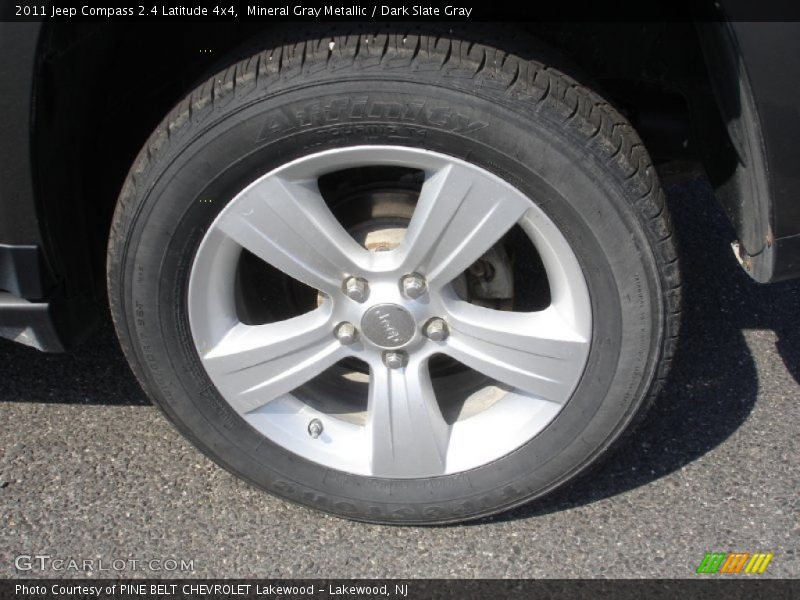 Mineral Gray Metallic / Dark Slate Gray 2011 Jeep Compass 2.4 Latitude 4x4