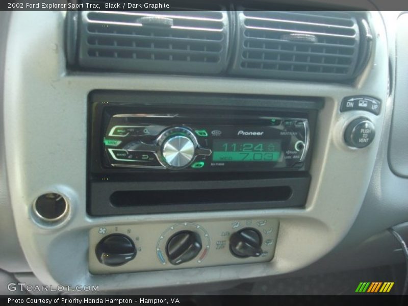 Black / Dark Graphite 2002 Ford Explorer Sport Trac