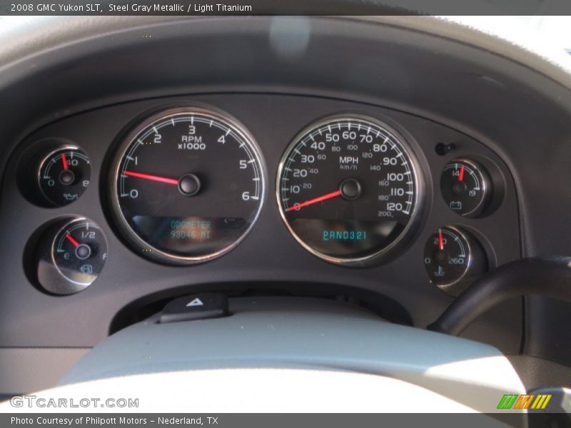 Steel Gray Metallic / Light Titanium 2008 GMC Yukon SLT
