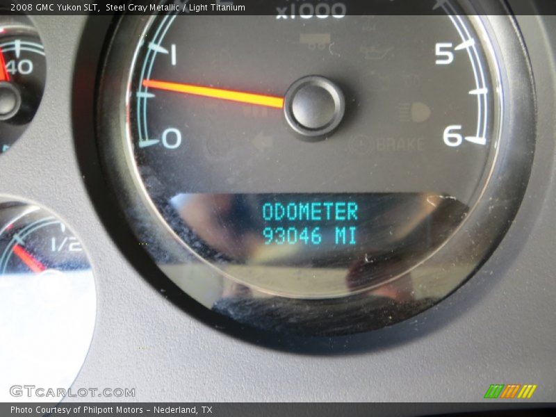 Steel Gray Metallic / Light Titanium 2008 GMC Yukon SLT