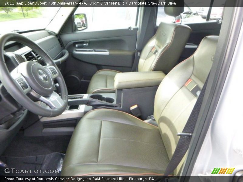 Bright Silver Metallic / Dark Slate Gray/Dark Olive 2011 Jeep Liberty Sport 70th Anniversary 4x4