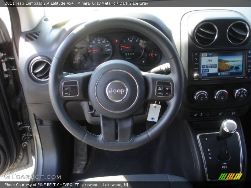 Mineral Gray Metallic / Dark Slate Gray 2011 Jeep Compass 2.4 Latitude 4x4