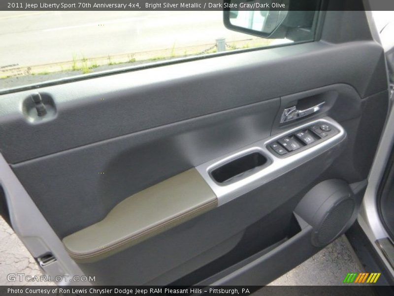 Bright Silver Metallic / Dark Slate Gray/Dark Olive 2011 Jeep Liberty Sport 70th Anniversary 4x4