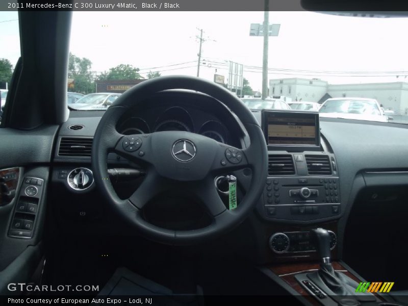 Black / Black 2011 Mercedes-Benz C 300 Luxury 4Matic