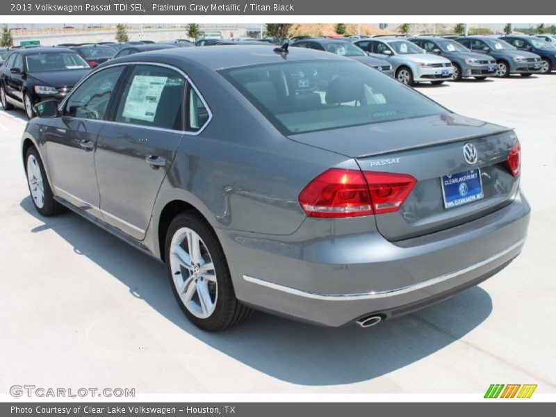 Platinum Gray Metallic / Titan Black 2013 Volkswagen Passat TDI SEL