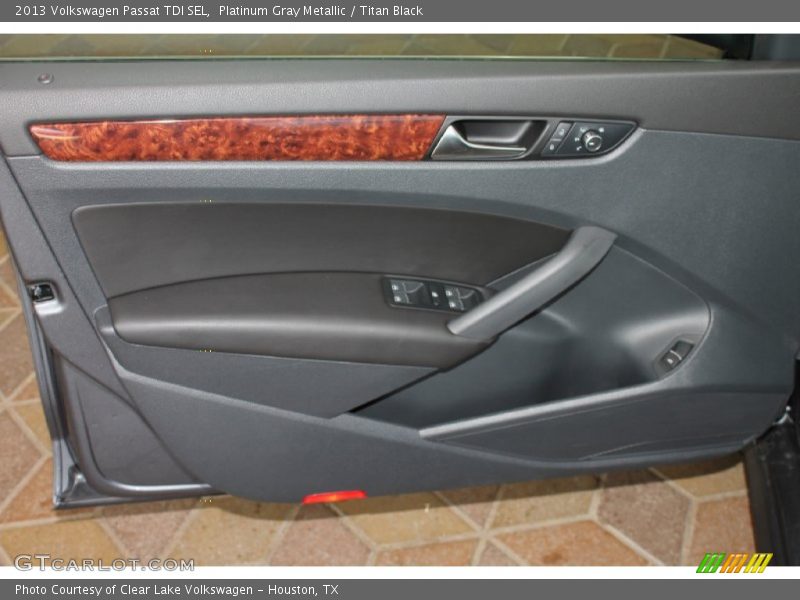 Platinum Gray Metallic / Titan Black 2013 Volkswagen Passat TDI SEL