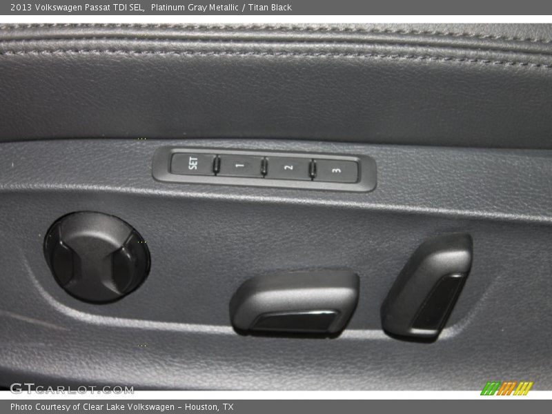Platinum Gray Metallic / Titan Black 2013 Volkswagen Passat TDI SEL