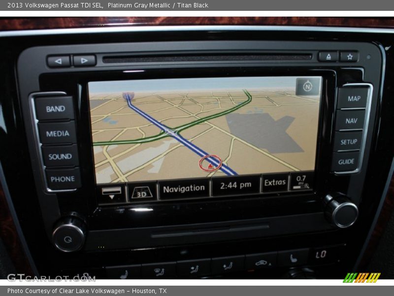 Platinum Gray Metallic / Titan Black 2013 Volkswagen Passat TDI SEL