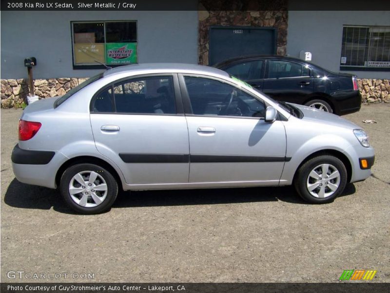 Silver Metallic / Gray 2008 Kia Rio LX Sedan