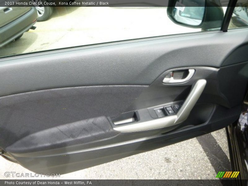 Kona Coffee Metallic / Black 2013 Honda Civic LX Coupe