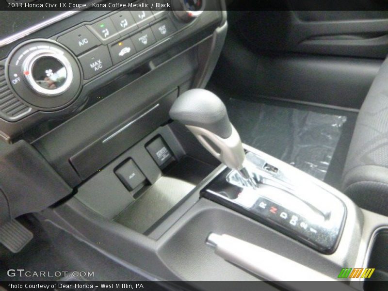 Kona Coffee Metallic / Black 2013 Honda Civic LX Coupe