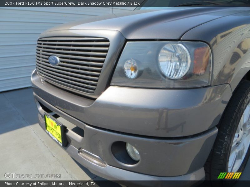 Dark Shadow Grey Metallic / Black 2007 Ford F150 FX2 Sport SuperCrew