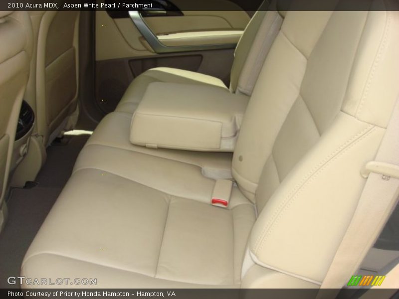 Aspen White Pearl / Parchment 2010 Acura MDX