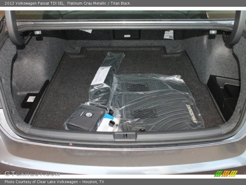 Platinum Gray Metallic / Titan Black 2013 Volkswagen Passat TDI SEL