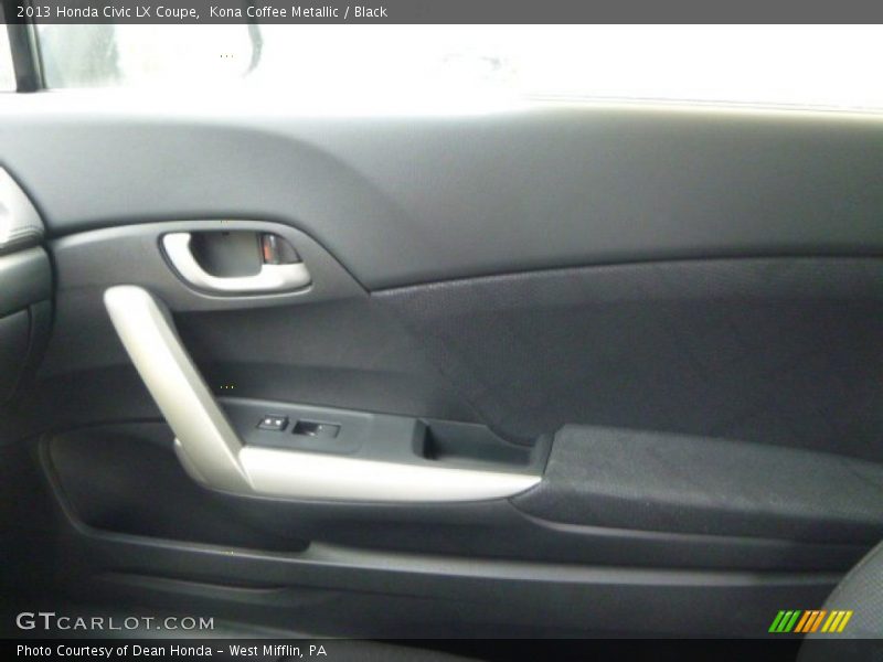 Kona Coffee Metallic / Black 2013 Honda Civic LX Coupe