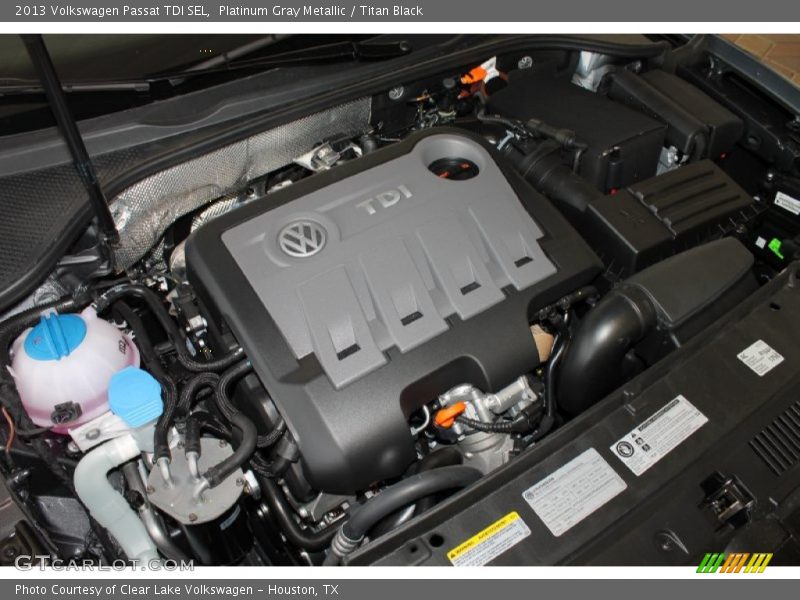 Platinum Gray Metallic / Titan Black 2013 Volkswagen Passat TDI SEL
