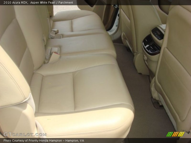 Aspen White Pearl / Parchment 2010 Acura MDX