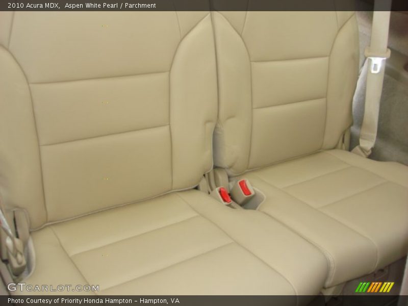 Aspen White Pearl / Parchment 2010 Acura MDX