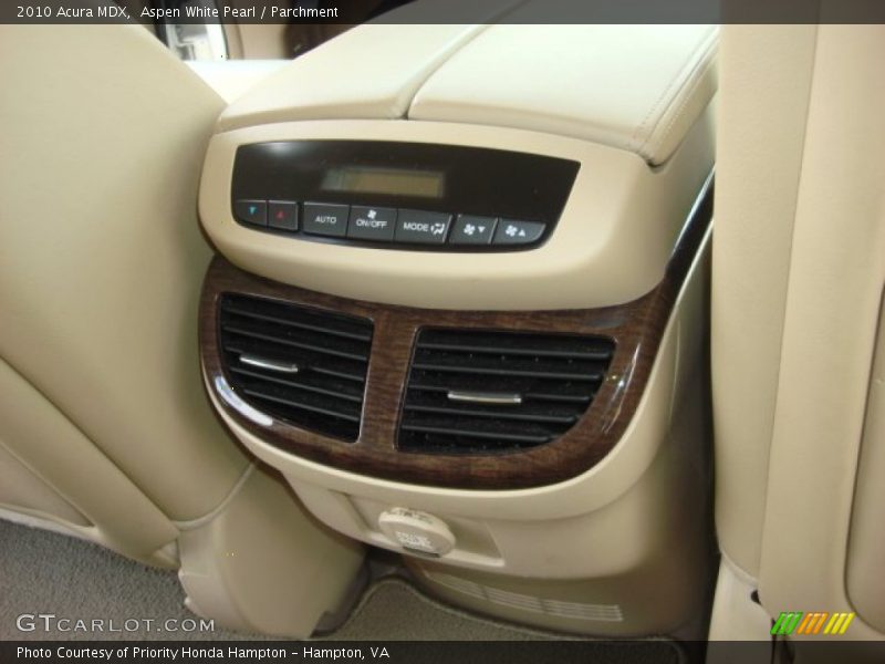 Aspen White Pearl / Parchment 2010 Acura MDX