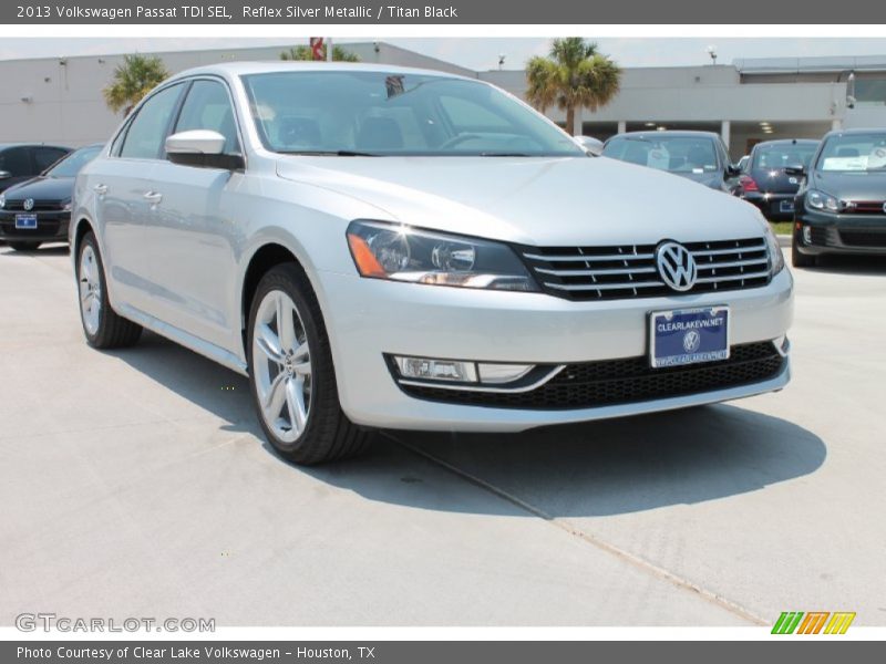 Reflex Silver Metallic / Titan Black 2013 Volkswagen Passat TDI SEL