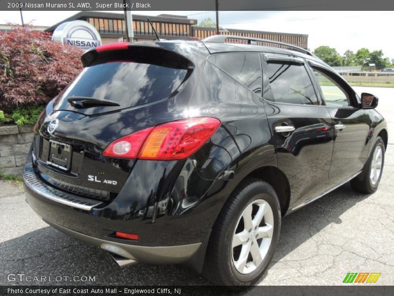 Super Black / Black 2009 Nissan Murano SL AWD