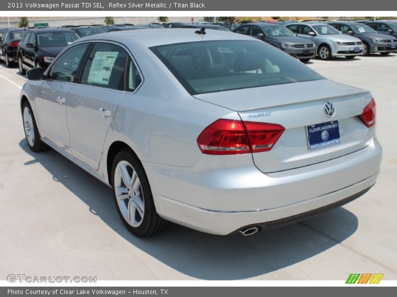 Reflex Silver Metallic / Titan Black 2013 Volkswagen Passat TDI SEL