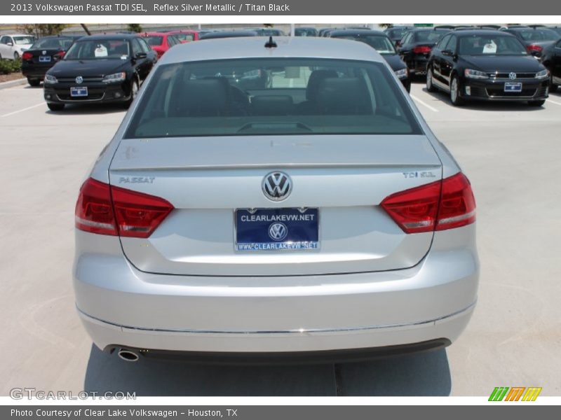 Reflex Silver Metallic / Titan Black 2013 Volkswagen Passat TDI SEL