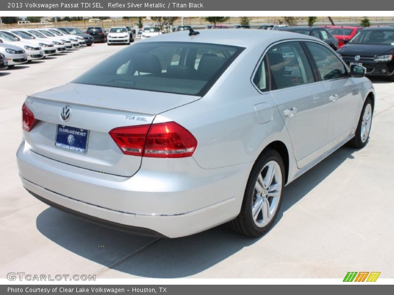 Reflex Silver Metallic / Titan Black 2013 Volkswagen Passat TDI SEL