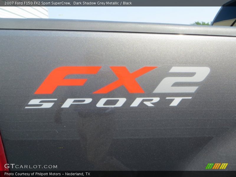 Dark Shadow Grey Metallic / Black 2007 Ford F150 FX2 Sport SuperCrew