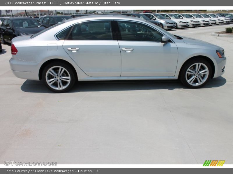 Reflex Silver Metallic / Titan Black 2013 Volkswagen Passat TDI SEL