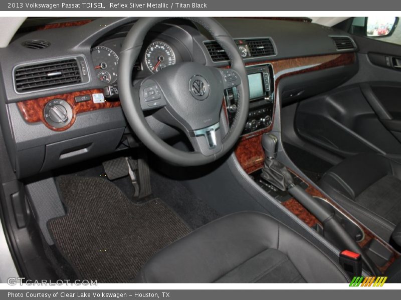 Reflex Silver Metallic / Titan Black 2013 Volkswagen Passat TDI SEL