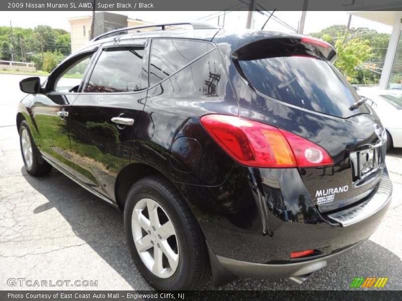 Super Black / Black 2009 Nissan Murano SL AWD