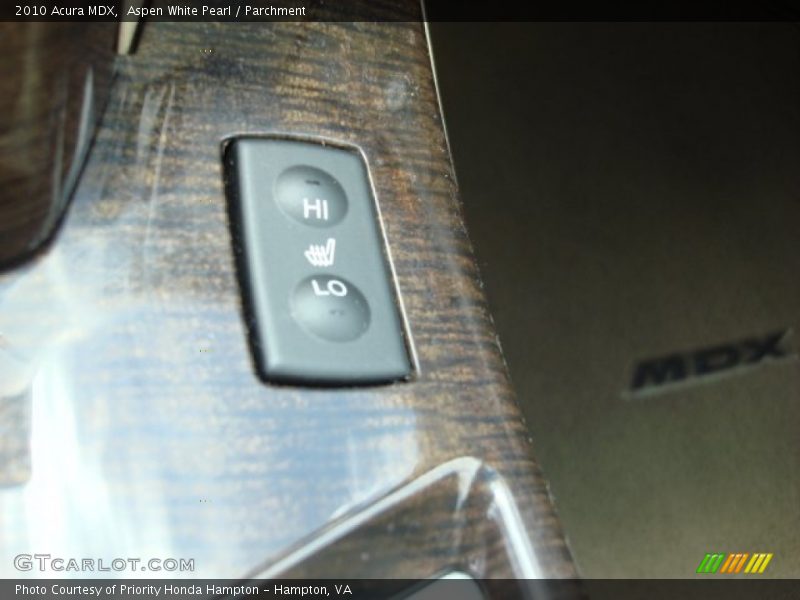Aspen White Pearl / Parchment 2010 Acura MDX