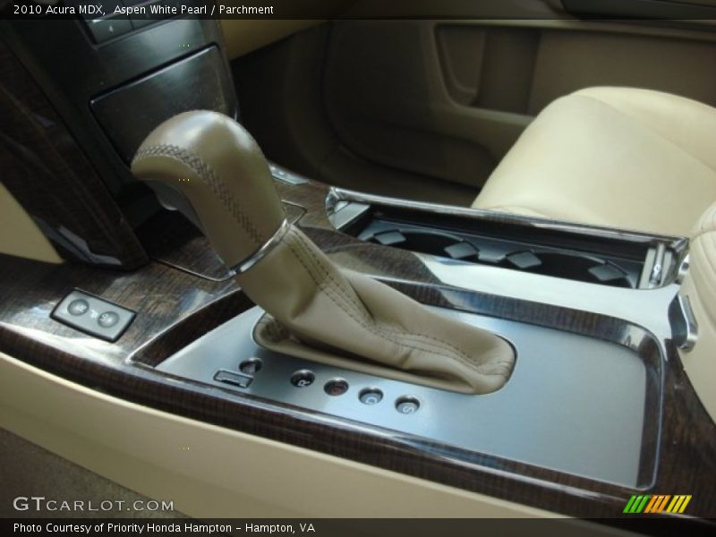 Aspen White Pearl / Parchment 2010 Acura MDX